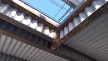 Steel Framing Close Up